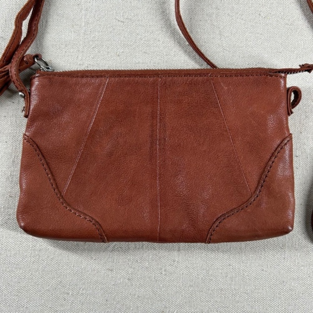 Hobo‎ Original Genuine Leather Shoulder Pocketbook Tassel Western Clutch Supple - Picture 5 of 9